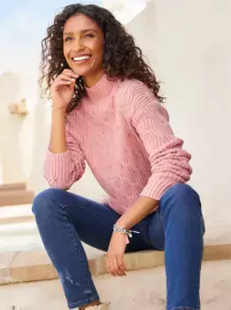 Heine вязаный свитер "Пуловер", розовый