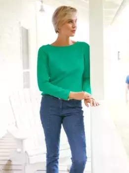 Heine вязаный свитер "Пуловер", зеленый