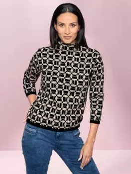 Heine жаккардовый свитер "Жаккардовый свитер", бежевый