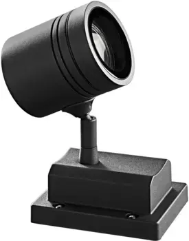 HEITRONIC Настенный светильник для наружного освещения "Borneo", 1 лампочка, лампа GU10 | без лампочки, бра для внутреннего и наружного применения 6,7 см, Высота: 7,8 см, цвет anthrazit