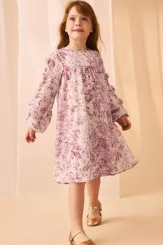 Heledd blooms 3d цветочное платье Laura Ashley, экрю