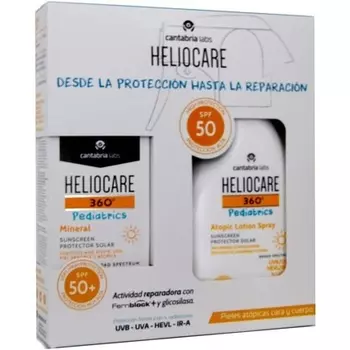 Heliocare 360 Pediatrics Атопический лосьон-спрей 250 мл + Pediatrics Mineral 50 мл