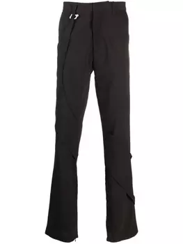 HELIOT EMIL многослойные брюки прямого кроя, коричневый