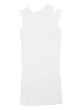 HELIOT EMIL платье мини асимметричного кроя, белый