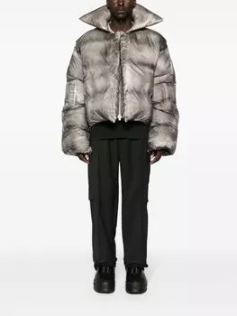 HELIOT EMIL пуховик Sculptural, серый