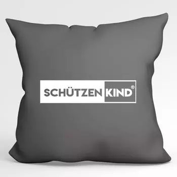 Hellweg Druckerei Cushion Schtzenkind Современная декоративная наволочка без наполнителя 40х40см Стальной Серый для настоящих стрелков