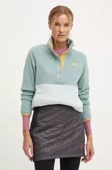 Helly Hansen Daybreaker Snap спортивная толстовка, зеленый
