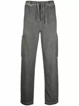 Helmut Lang брюки карго, зеленый