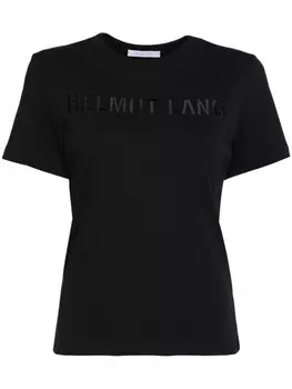 Helmut Lang футболка с логотипом, черный