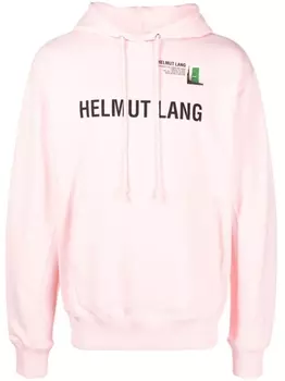 Helmut Lang худи с логотипом, розовый