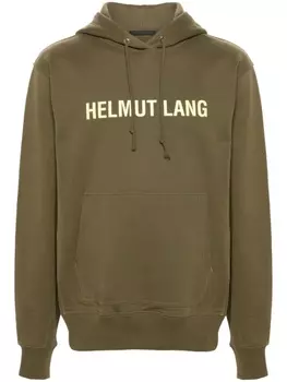 Helmut Lang худи с логотипом, зеленый