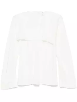 Helmut Lang многослойная блузка, белый