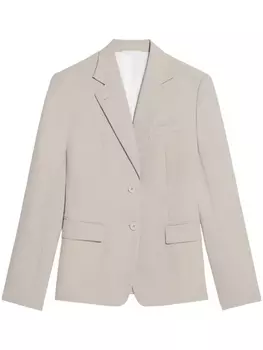 Helmut Lang пиджак из вирджинской шерсти, нейтральный цвет
