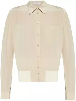 Helmut Lang рубашка-бомбер, нейтральный цвет