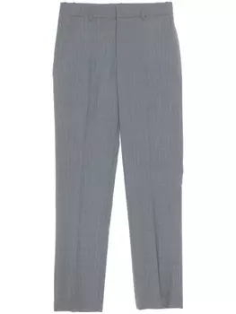 Helmut Lang шерстяные брюки строгого кроя, серый