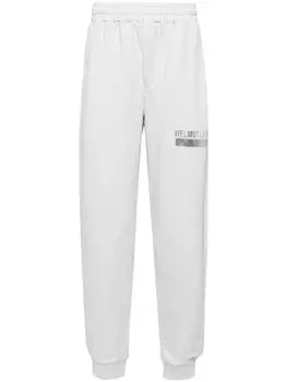 Helmut Lang спортивные брюки с логотипом, синий