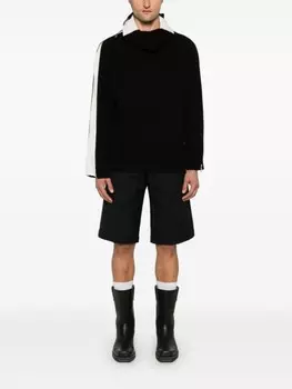 Helmut Lang свитер с высоким воротником, черный