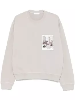 Helmut Lang толстовка с принтом Dumbo, серый