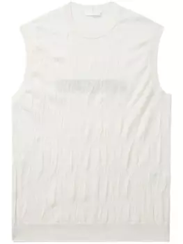 Helmut Lang топ тонкой вязки, нейтральный цвет