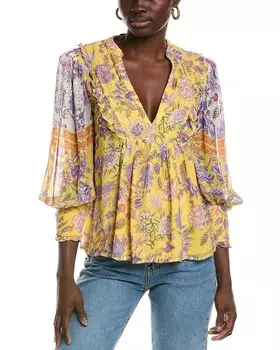 Хемант и Нандита Топ Hemant & Nandita, желтый