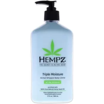 Hempz Triple Moisture Травяной увлажняющий крем для тела 500 мл «Зачарованный грейпфрут и игристый персик»