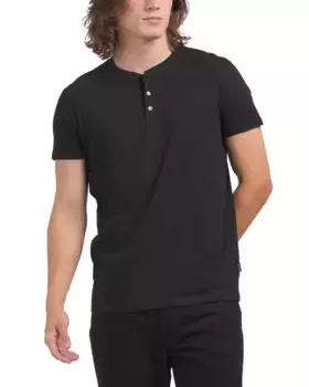 Хенли Рубашка Kenneth Cole, черный