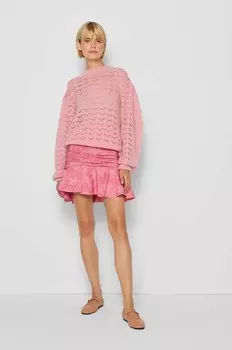HENNIX свитер из смесового мохера Bizuu, розовый
