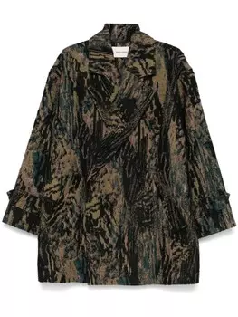 Henrik Vibskov пальто Dimout, зеленый