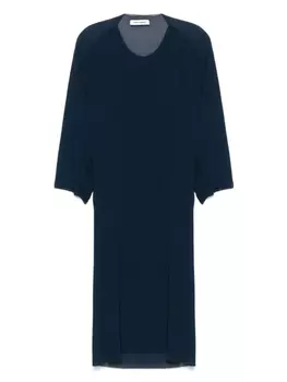 Henrik Vibskov платье миди кади, синий