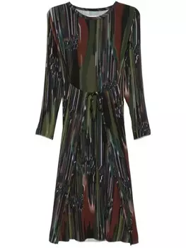 Henrik Vibskov платье миди в стиле рыцарь, зеленый
