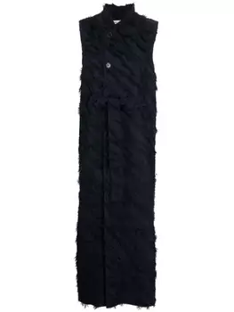 Henrik Vibskov платье с бахромой, синий