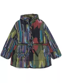 Henrik Vibskov пуховик Puff, зеленый