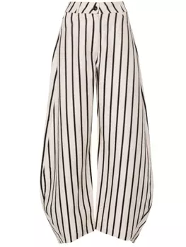 Henrik Vibskov зауженные брюки Pipette, нейтральный цвет