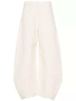 Henrik Vibskov зауженные брюки Pipette, нейтральный цвет