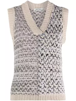 Henrik Vibskov жилет с V-образным вырезом, черный