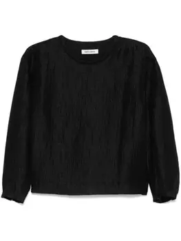 Хенрик Вибсков блузка с замочной скважиной Henrik Vibskov, черный