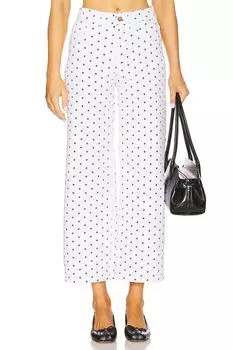 Hepburn брюки с высокой талией и широкими штанинами Dl1961, marine dots