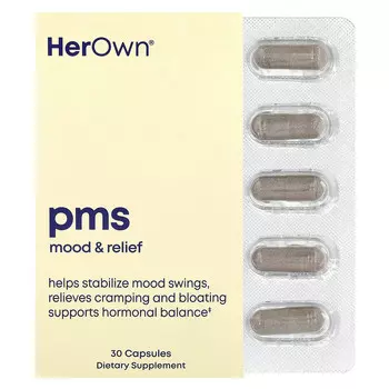 Her Own, PMS, улучшение настроения, 30 капсул