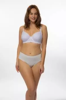 Hera Бюстгальтер без подкладок из органического хлопка на косточке Dorina, белый