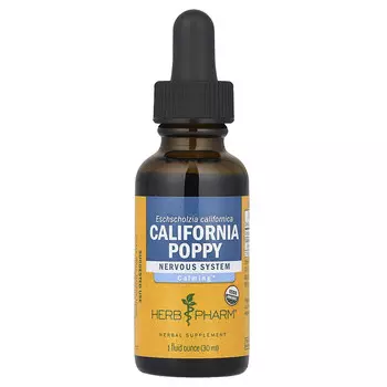 Herb Pharm, Калифорнийский мак, 633 мг, 30 мл (1 жидк. Унция)