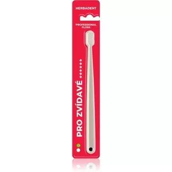 Herbadent Профессиональная зубная щетка с зубной нитью Ultra Soft - 1 шт.