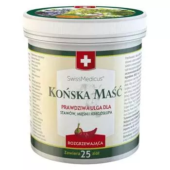 Herbal Monasterium, Разогревающая мазь для лошадей - 250 мл