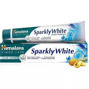 Herbals Sparkly White Травяная вегетарианская зубная паста 75 мл, Himalaya