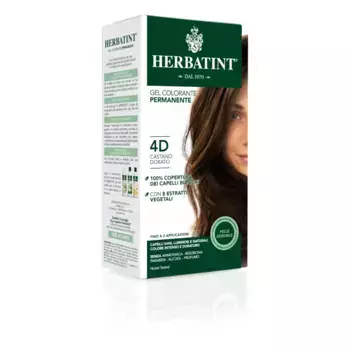 Herbatint 4D Permanent Gel Golden Brown 150 мл Краска для волос
