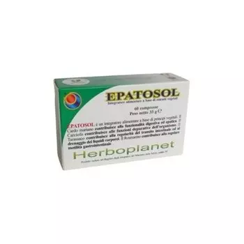 HERBOPLANET Epatosol Добавка , 60 таблеток