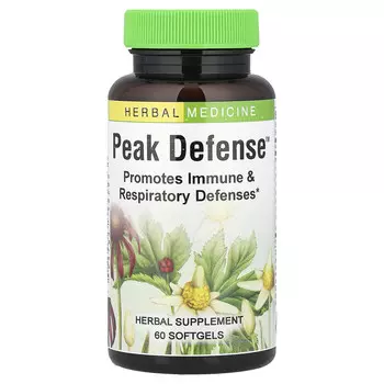 Herbs Etc., Peak Defense , 60 мягких таблеток