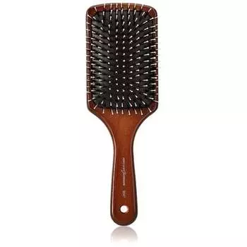 Hercules SгGemann 9047 Щетка-лопатка из натуральной щетины с полиамидными штифтами для длинных волос Темное дерево, Hercules Sgemann