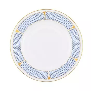 Херенд Арт Деко Синяя Сервизная Тарелка Herend, синий