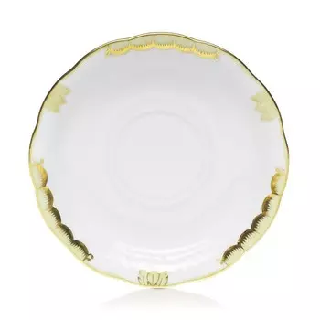 Херенд Принцесса Виктория Чайное Блюдце Herend, зеленый