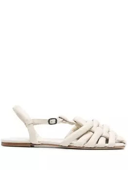 Hereu сандалии с ремешками, нейтральный цвет